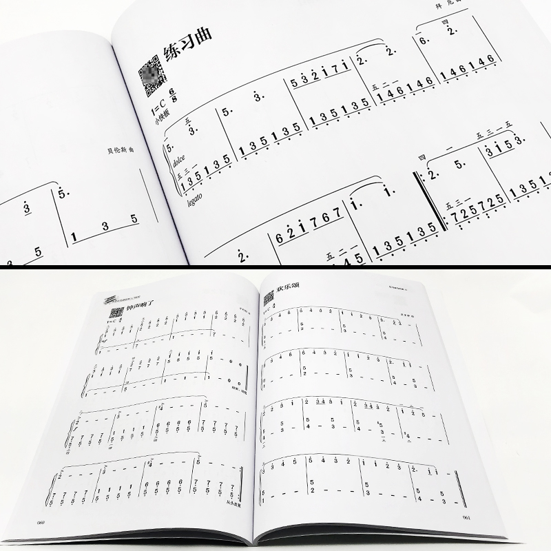 正版中老年简谱钢琴入门教程初学者入门零基础自学教程书成人0基础教学书籍老人钢琴教程简谱扫码视频教程 老年大学简谱钢琴练习曲 - 图1