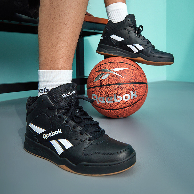 Reebok锐步官方2022男鞋ROYAL BB4500 HI2复古熊猫篮球鞋GY6302