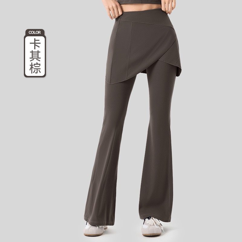 瑜伽裤女2025新款带屁帘喇叭裤普拉提训练裤修身显瘦健身裤,淘宝优惠券,粉丝福利购,淘宝优惠卷