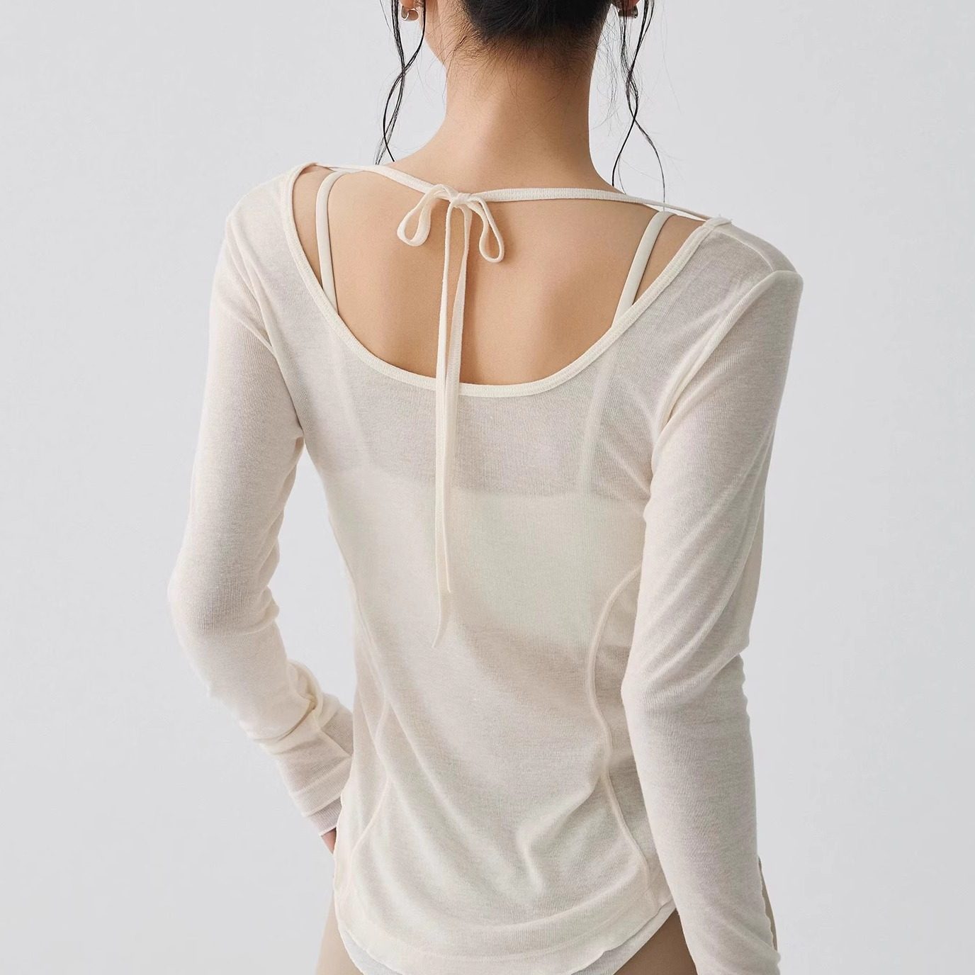 高级感健身女孩瑜伽服长袖修身透气运动罩衫显瘦普拉提训练上衣薄,淘宝优惠券,粉丝福利购,淘宝优惠卷