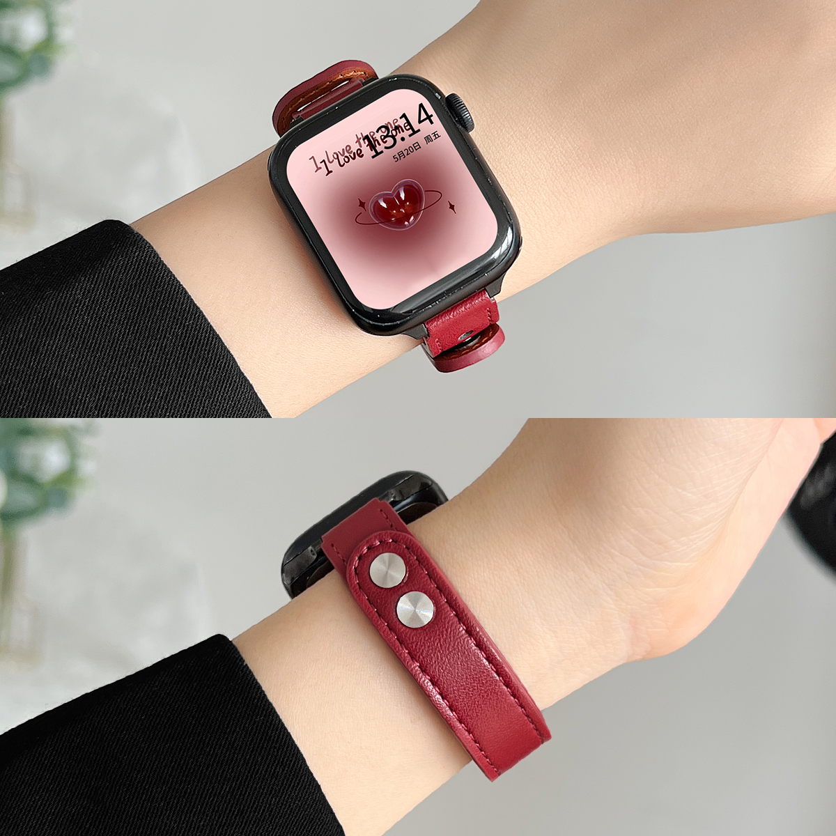 适用vivowatchgt2手表带新款真皮vivo watch gt高颜值新款vivowatch5女士iqoowatch女款3表链创意高级感女生 - 图3