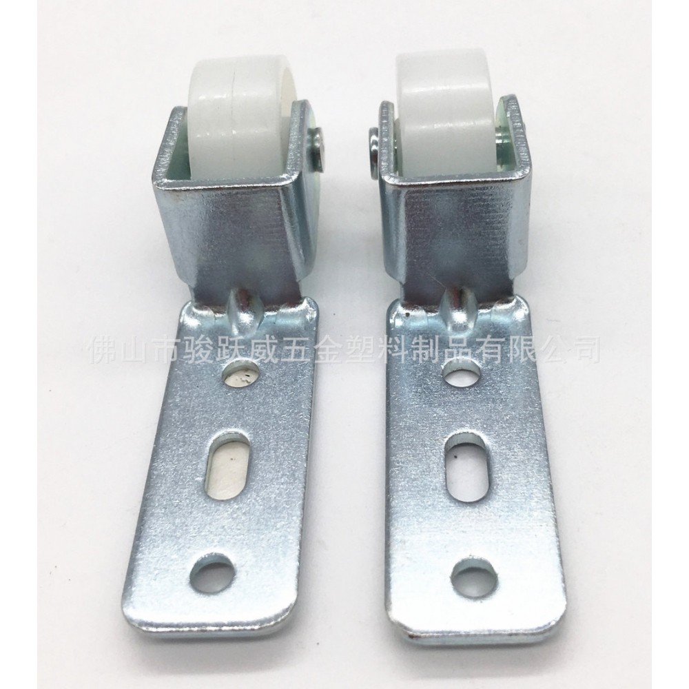 1寸导轨白PP脚轮道轨定向轮子餐桌书柜轱辘小床轮子静音抽屉脚轮,淘宝优惠券,粉丝福利购,淘宝优惠卷