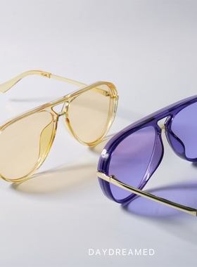 防晒飞行员小众亮色辐射蛤蟆镜