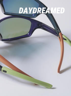 骑行偏光炫彩UV400小众折叠墨镜