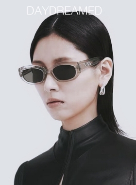 韩版克莱因蓝配色UV400近视墨镜