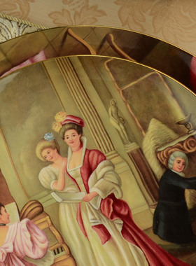 陶瓷骨瓷盘摆盘装饰盘子摆件挂盘欧式家居全屋定制工艺品摆设