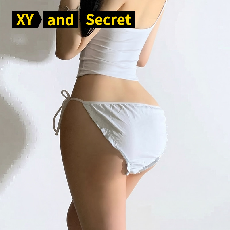 日系制服女佣少女系带三角裤双侧可解绑带性感棉内裤女短裤衩008,淘宝优惠券,粉丝福利购,淘宝优惠卷