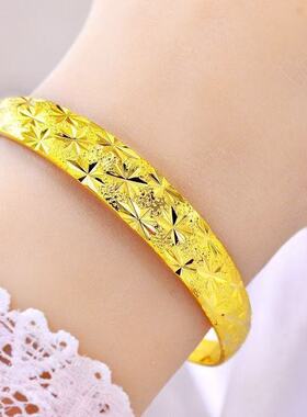 新款满天星推拉流星雨金镯