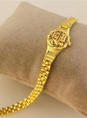 金色手链男女福字表潮流时