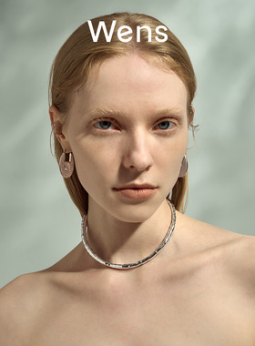 Wens海洋系列肌理感开口项圈女