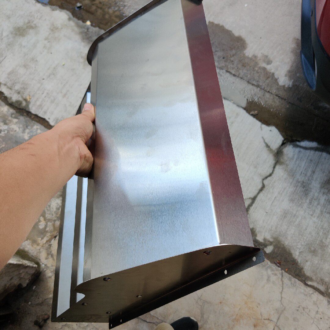 恒程不锈钢空调导风神器外机挡风板导风罩导流板改热风方向导风格