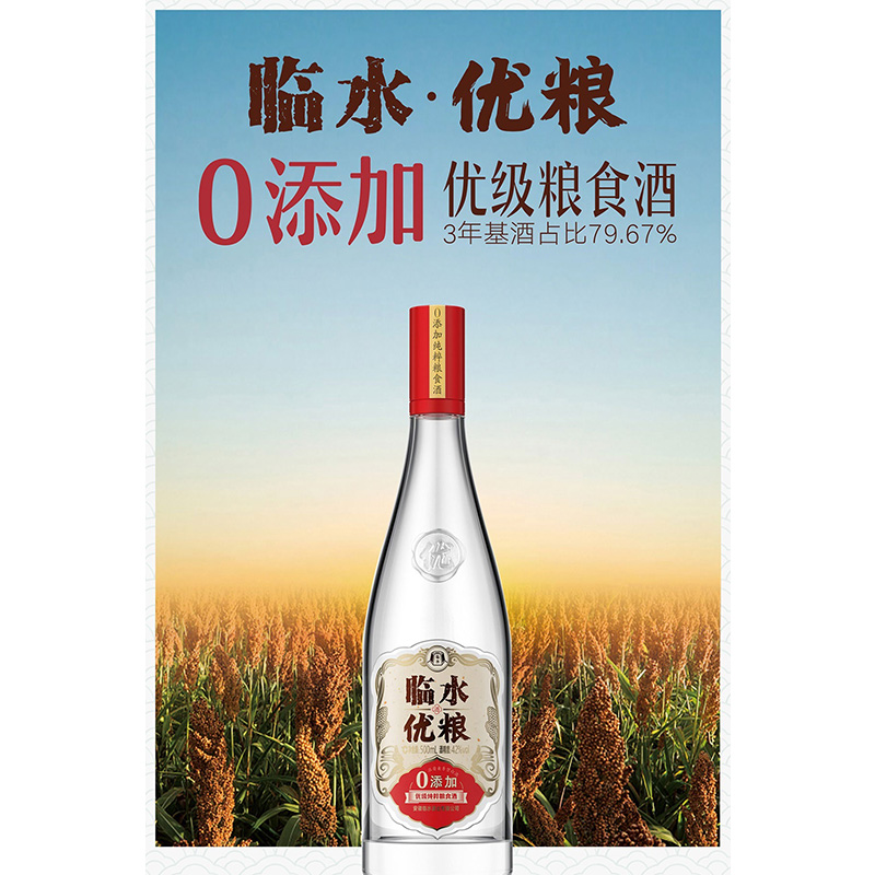 酒厂直营临水酒优粮精品安徽老字号白酒纯粮口粮酒42度500ml*6瓶 - 图0