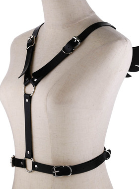 爆款时尚女式皮具上衣紧身衣塑形束腰带胸带天使翅膀背带肩带腰带