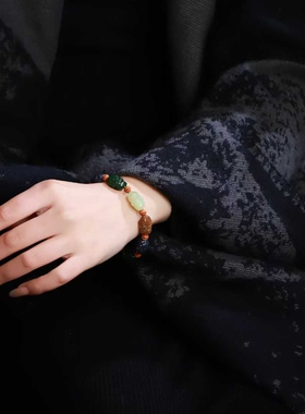 天然和田玉玉器工厂店青海料白色烟紫碧玉黄口料糖料多宝罗汉手串