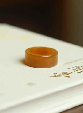 天然满红糖戒指俄料戒指