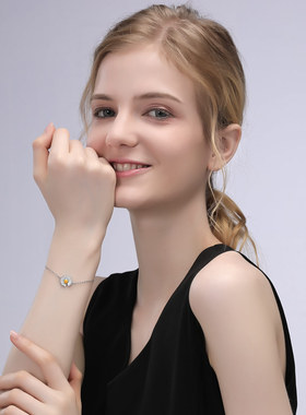 小众xxoff990足银轻奢女士手链