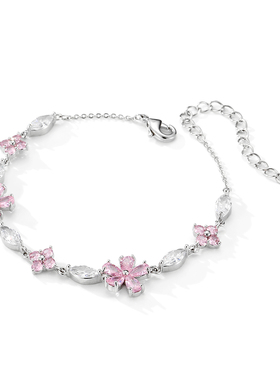 XXOFF女生甜美风手链桃花朵朵开