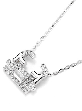 XXOFF925银闪钻LOGO螃蟹项链