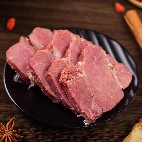 正宗内蒙古酱牛肉熟牛肉新鲜黄牛腱子肉卤味熟食真空包装五香牛肉 - 图2