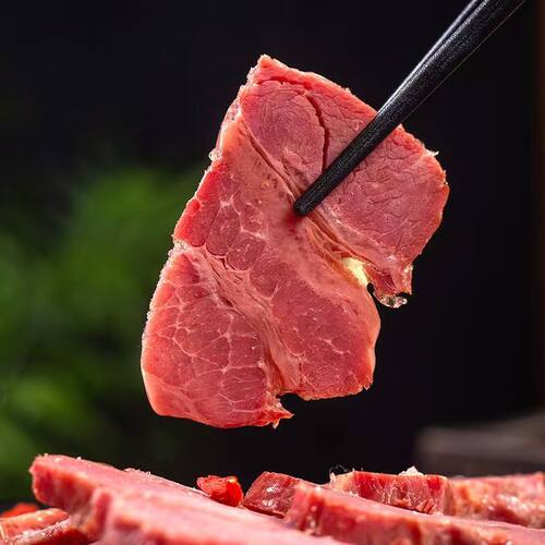 正宗内蒙古酱牛肉熟牛肉新鲜黄牛腱子肉卤味熟食真空包装五香牛肉 - 图0
