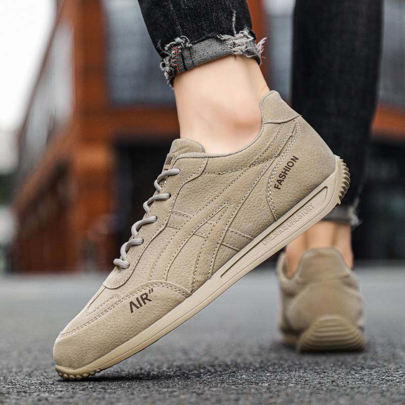 青岛福客来秋季新款男士运动鞋透气轻便平底户外跑步鞋纯色板鞋男,淘宝优惠券,粉丝福利购,淘宝优惠卷