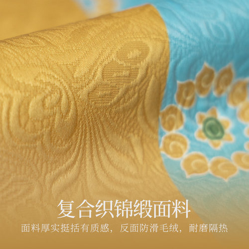 爱奇葩iqipa 敦煌桌旗中式茶席轻奢高端布艺茶桌垫布防水茶几桌布 - 图2