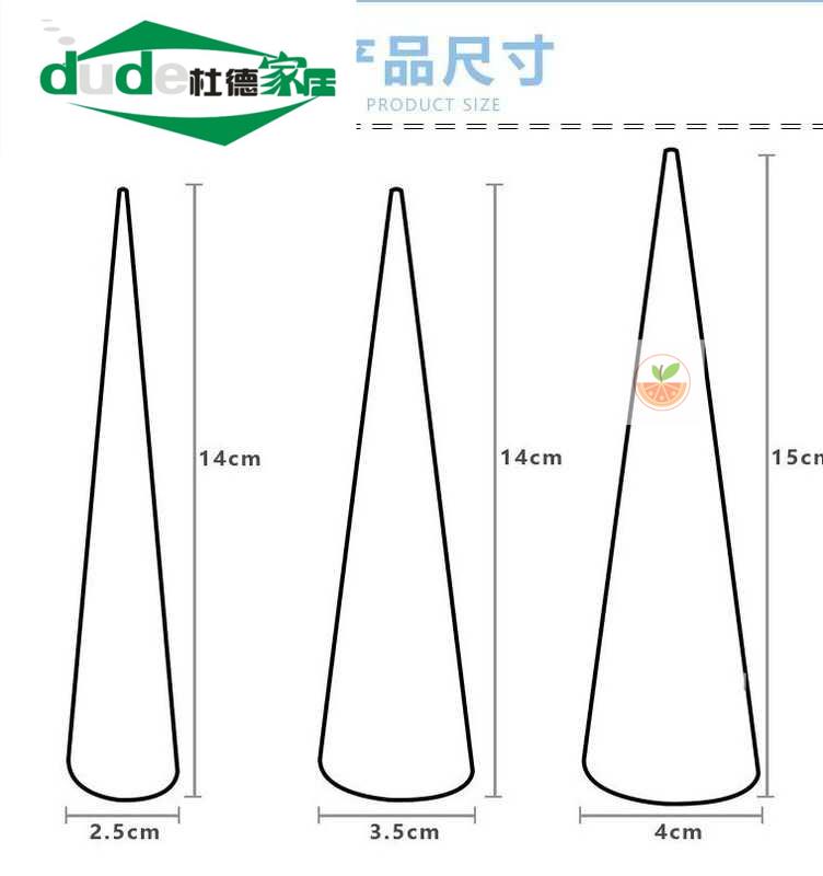 冰淇淋蛋筒脆皮甜筒皮锥形不锈钢模具圆锥形蛋卷蛋糕角酥定型磨具 - 图2