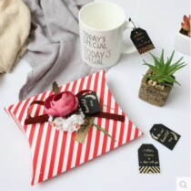 Baking packaging 6 pieces of black bronzed gold Decorative Pendant biscuit West Point Cake Box Decoration Listed Gift