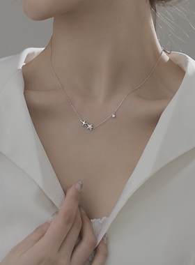 海星小众设计感ins冷淡风锁骨链