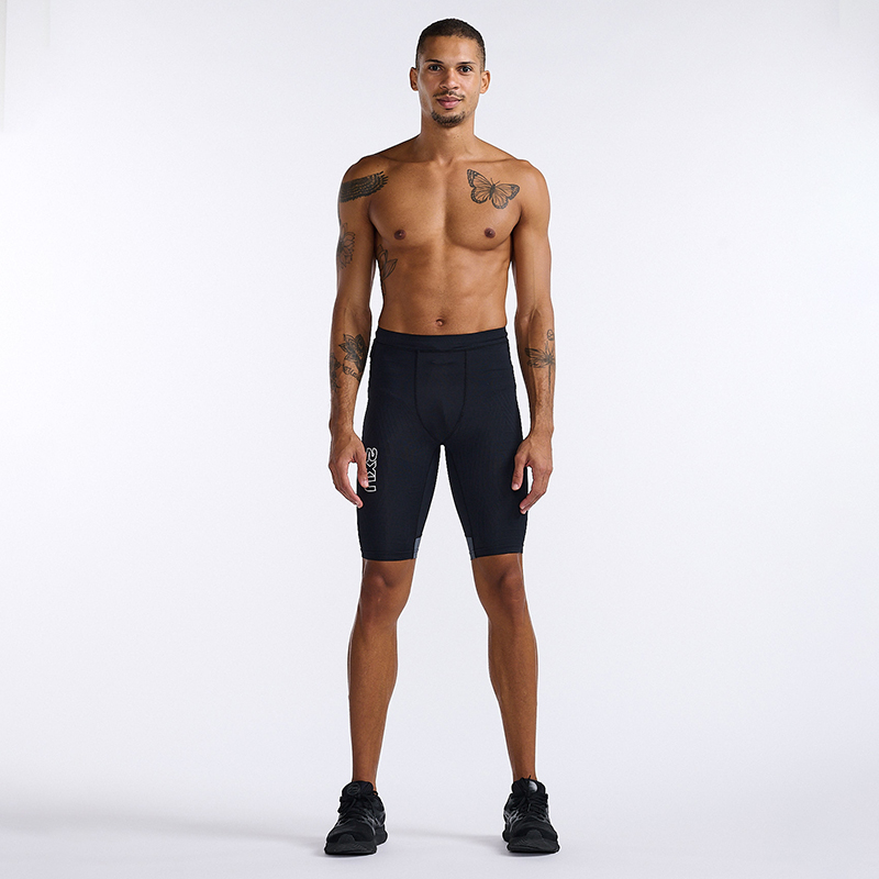 2XU Light Speed系列男士增强型压缩短裤进阶款马拉松透气速干裤 - 图2