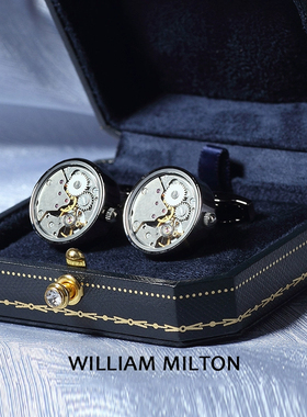 WilliamMilton机械齿轮机芯袖扣