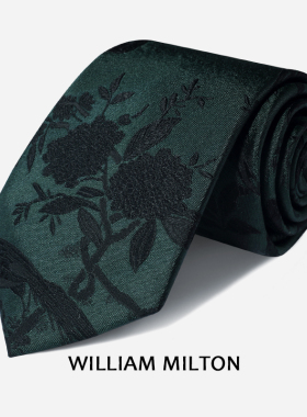 WILLIAMMILTON国潮花好月圆领带