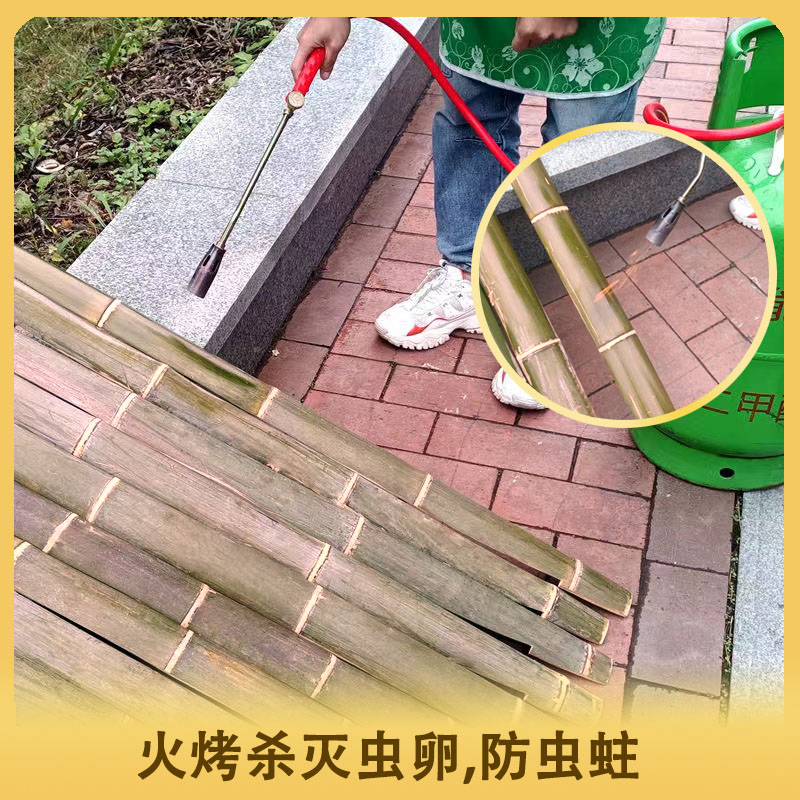 手工老楠竹扁担挑水用扁担钩子老式家用毛竹扁担建筑工地用断换新 - 图0