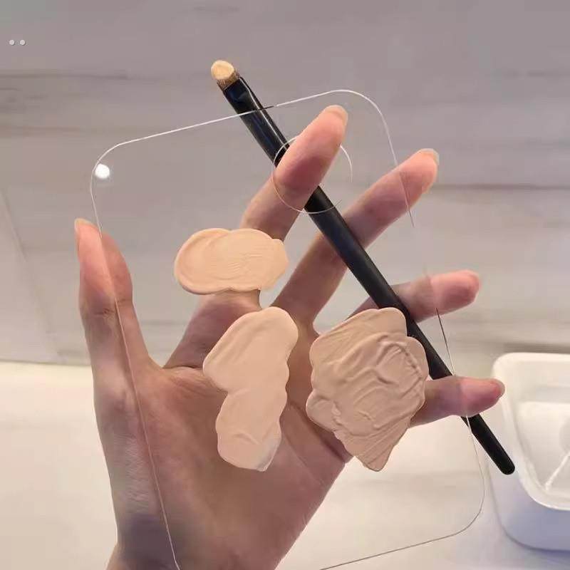 亚克力调色板化妆美妆粉底液遮瑕化妆师调和专用美甲调色盘透明,淘宝优惠券,粉丝福利购,淘宝优惠卷