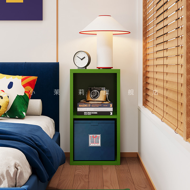 中古包豪斯卧室窄缝置物柜小户型碳钢金属床边柜儿童房绘本收纳柜,淘宝优惠券,粉丝福利购,淘宝优惠卷