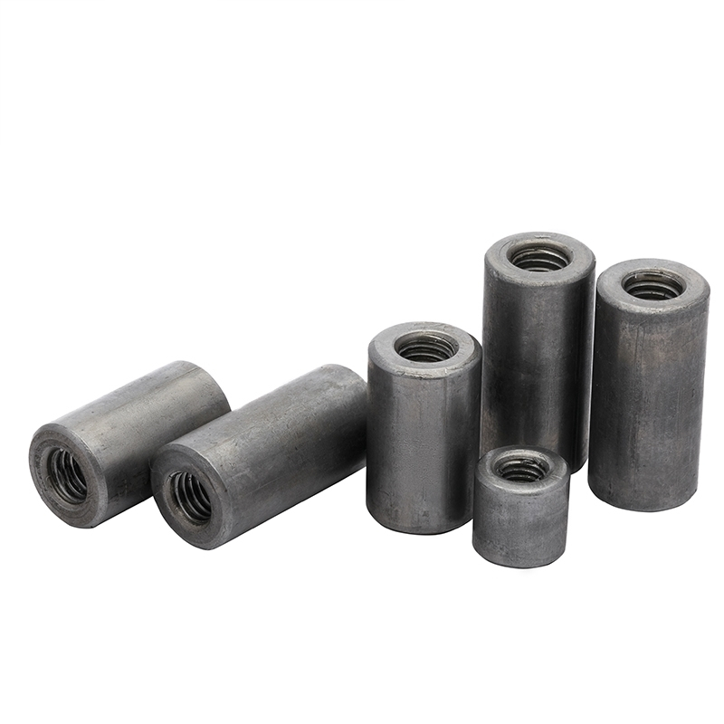 铁本色圆柱螺母加长圆螺母柱焊接丝杆连接长圆螺柱M4M5M6M8M10-16 - 图0