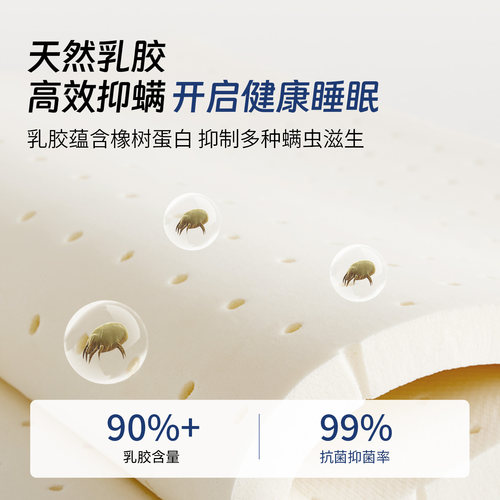 林芃银河2代乳胶床垫家庭用0胶水酒店抗菌防螨弹簧22cm官方旗舰店 - 图1