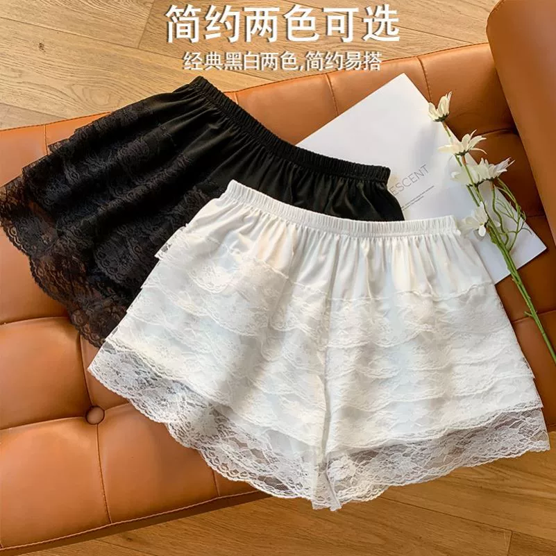 Дышащие кружевные безопасные штаны for spring, защитное нижнее белье, базовые футболки, свободный крой