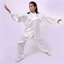 Clothing in cotton Garsuit for older men and women w Wushu Martial Practice Martial Arts Performance Silk Morning Practice Taijiquan Costume
