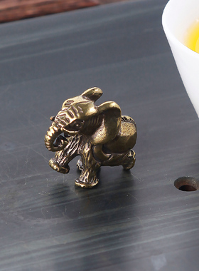 纯铜实心手把玩吸水小物件