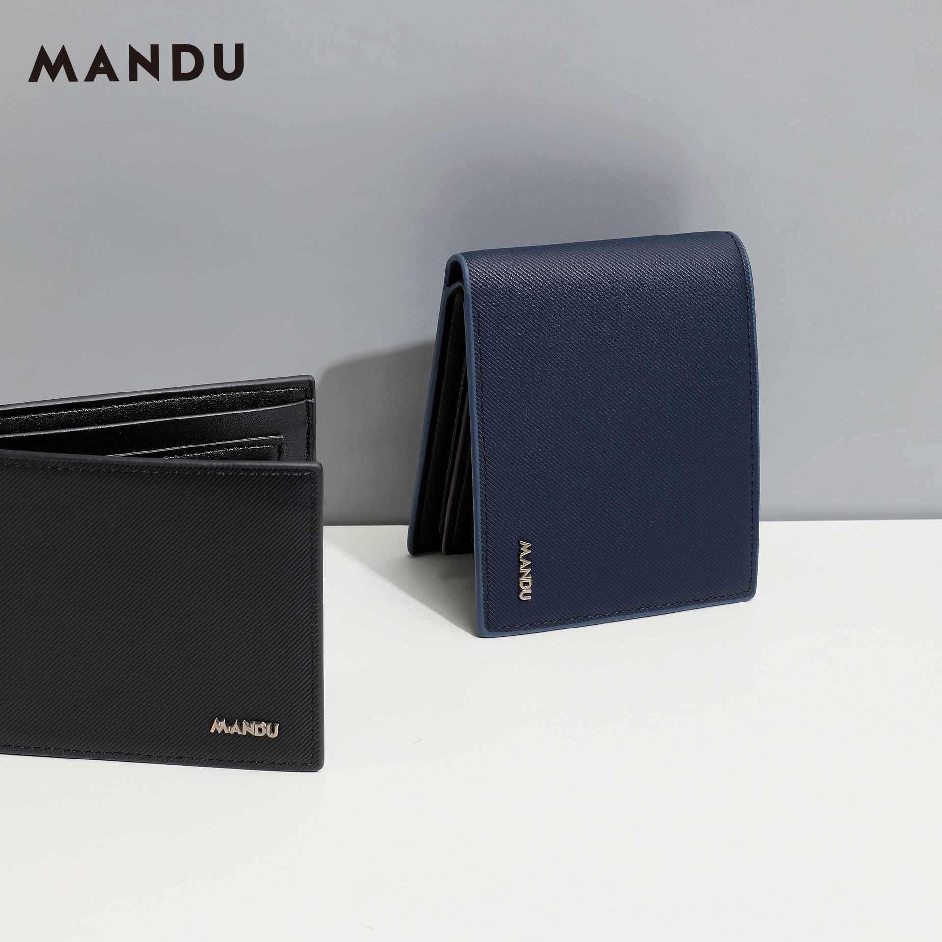 Mandu Fashion Men's Wallet Large Capacity Coin Purse Rfid Mu - 图0