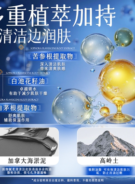 仙丛Folan泥膜润白控油清洁毛孔深层祛黑头粉刺缩毛孔官方旗舰店