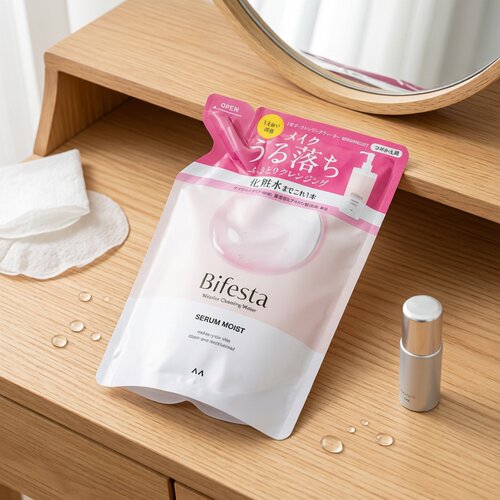 MANDOMBifesta深层卸妆洁肤水补充装360ml保湿型敏感肌适用进口版 - 图0