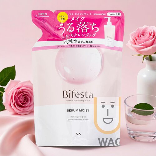 MANDOMBifesta深层卸妆洁肤水补充装360ml保湿型敏感肌适用进口版 - 图1