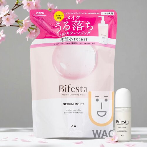 MANDOMBifesta深层卸妆洁肤水补充装360ml保湿型敏感肌适用进口版 - 图3