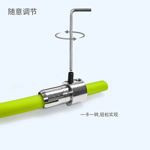 HereRope 八毫米负重拳击跳绳男女锻炼健身减肥塑身减脂 轴承PVC - 图2