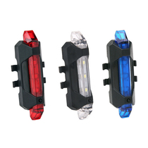 LED Bike Taillight 4 Modes USB Rechargeable Bicycle Light Re