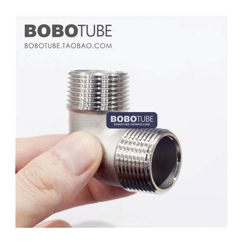 304不锈钢双外丝弯头外牙外螺纹变径90度直角46分1寸1/23/4DN1520 - 图3