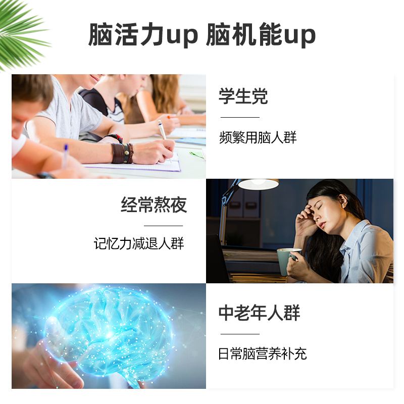美国朴诺磷脂酰丝氨酸ps儿童记忆力脑动力不集中专注力注意力