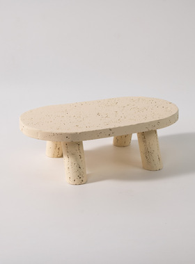 现代简约高脚蛋糕甜品盘摆件客厅茶几酒店民宿高颜值桌面收纳盘